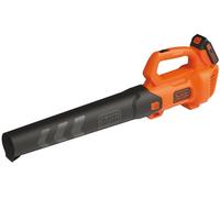 BLACK+DECKER - Soplador de hojas inalámbrico de 18V, 1 batería de 2,0 Ah Li-Ion, cargador incluido BCBL200L-QW