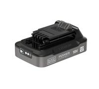 Black + Decker Batería de 18 V 2 Ah BDL2018S-XJ con indicador de carga
