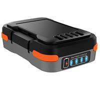 Black & Decker Batería 12V 1.5Ah Litio BDCB12B-XJ – USB y micro-USB 2.4A, LED, compacta y ligera