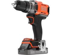 BLACK+DECKER BCD382D1XK-QW Black&Decker Akku-Bohrschrauber 18V 2Ah, 2G, Kof BCD382D1XK