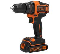 Black & Decker Taladro inalámbrico 18 V bdcdd186b con cargador y batería 1,5 Ah