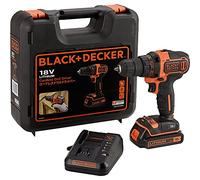 Black & Decker Taladro atornillador BDCDD186K-QW 18 V, 1,5 Ah Li-ion con cargador