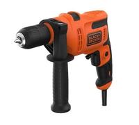 Black + Decker BEH200K-QS Taladro percutor de 500 vatios con portabrocas de 13 mm