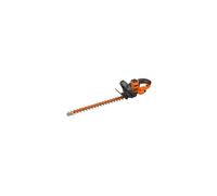 BLACK+DECKER BEHTS401-QS Cortasetos eléctrico 500W 55cm con 2 mangos y protección, cuchilla asimétrica
