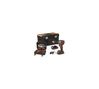 BLACK+DECKER BL188D2KA31, Taladro de Percusión Inalámbrico 18 V-2 Ah-52 Nm-1650 trs min-28 050 CPS Min, 2 Baterias, 31 Accesorios, Caja de Herramientas