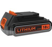 Black & Decker Batería de litio BL2518 – Tipo carril 18 V 2,5 Ah – Negro/Naranja