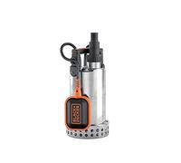 BLACK+DECKER Bomba Sumergible BXUP750XCE para Aguas Limpias (750 W, Caudal max. 11.000 l/h, Prevalencia max. 8,5 m)