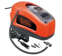 Black & Decker Compresor de aire ASI300-QS 230V/12V 160 PSI (11 bar) sin aceite, ajuste digital