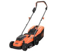 BLACK+DECKER - Cortacésped inalámbrico de 18V, ancho de corte 33 cm, 2 baterías de 2,5 Ah Li-Ion, cargador BCMW3318L2-QW