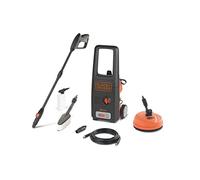 Black+Decker Hidrolimpiadora de Alta Presión BXPW1400PE con Patio Cleaner y Cepillo Fijo (1400 W, 110 Bar, 390 l/h)