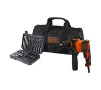 Black+Decker Kit taladro percutor 710 W con 32 accesorios y maletín