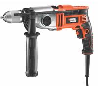 Black & Decker KR911K-QS, Taladro con mango tipo pistola, con sistema de sujeción rápida, color gris y naranja, 1,3 cm, 5 cm, 1,3 cm