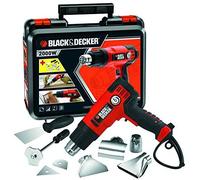BLACK+DECKER Pistola de aire caliente KX2200K 2000W 65-645°C 2 caudales 8 accesorios 230V