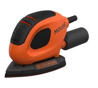 BLACK + DECKER Lijadora de Forma de Ratón 55W con 6 Láminas de Lija