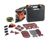 BLACK+DECKER - Lijadora multifuncional con accesorios, 220 W KA280K-QS