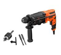 BLACK+DECKER - Martillo combinado de 650 W, con accesorios BEHS01-QS