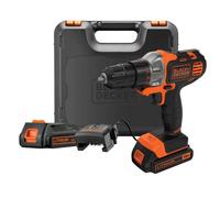 Black & Decker Taladro atornillador multifunción MT218KB-QW 18V 2 baterías 1,5 Ah Li-Ion cargador