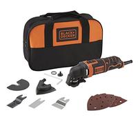 Black & Decker Multiherramienta Oscilante MT300SA2 — 300W, 10.000-22.000 opm, 12 accesorios