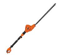 BLACK+DECKER PH5551 Cortasetos de Pértiga de 550W 51cm de Longitud de Espada con Mango Telescópico y Cabezal Pivotante de 5 Posiciones