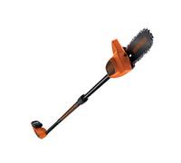 Black+Decker PS1820L1-QW - Podadora inalámbrica (18 V, 2,5 Ah, mango telescópico de 1, 74 a 2, 92 m, rama de 18 cm, guía de 20 cm, 1 batería, freno de cadena instantáneo