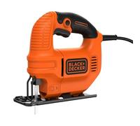 Black & Decker Sierra de calar KS501-QS 400W, 3000 rpm, corte a bisel 0-45°, soplador, 65 mm madera