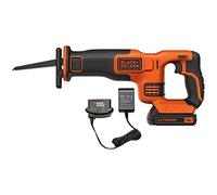 Black & Decker Sierra de sable AKU BDCR18-QW 18V, 1x batería 1,5 Ah Li-Ion con cargador