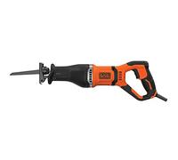 BLACK+DECKER Sierra de vaivén con cable con soporte de rama y 2 cuchillas 750w