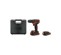 Black & Decker Taladro atornillador AKU 18V BDCDC18KB-QW, 2x batería 1,5 Ah Li-Ion, cargador