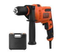 Black & Decker Taladro de percusión BEH200K-QS 500 W con cable empuñadura lateral maletín
