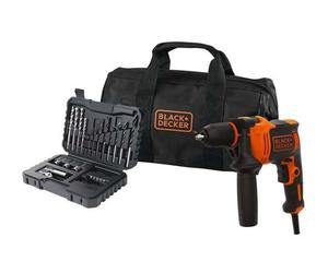 BLACK+DECKER - Taladro de impacto 710 W, con accesorios BEH710SA32-QS
