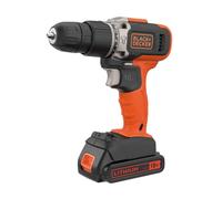 BLACK+DECKER - Taladro de percusión AKU de 18 V, 1 batería de iones de litio de 1,5 Ah, cargador BCD003C1-QW