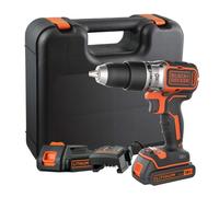 BLACK+DECKER - Taladro de percusión AKU de 18 V, 1 batería de iones de litio de 1,5 Ah, cargador BL188K-QW