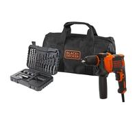 Black & Decker Taladro percutor con cable BEH710SA32-QS 710W velocidad variable 32 accesorios
