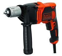 Black & Decker Taladro percutor BEH850-QS 850W 13mm velocidad variable + juego de 6 brocas