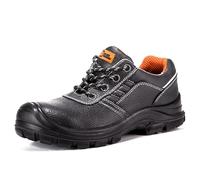 BLACK HAMMER Zapatos de Seguridad para Hombre Sin Metal Nivel S3 SRC Ultraligeros y con Refuerzo Kevlar 2252 Negro (48 EU)