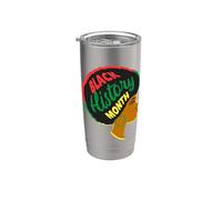Black History Month Melanina Girl Magic Brown Queen Women Fun Vaso térmico de acero inoxidable de doble pared