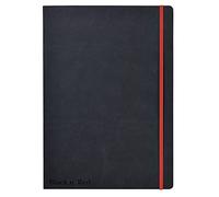 Black n' Red Notebook - Bloc de notas A4, negro