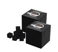 BLACKCOCO's - Carbón Natural de Coco Premium 2KG para Cachimba y BBQ Briquetas para Shisha y Barbacoas, Larga Duración de Combustión
