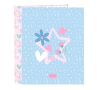 Blackfit8 - Carpeta F. 4 Anillas 35Mm Lomo Ancho Blackfit8 "Smile" 27x33x6 Cm (BlackFit8 542527657)