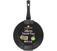 Blackmoor 66199 Classic Sartén Antiadherente de 28 cm/Sartén de Inducción de Cara Profunda/Mango Cool Touch/Apto para Inducción, Placas eléctricas y de Gas/Color Negro