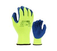 Blackrock Aislamiento Térmico Guantes de Trabajo de Seguridad con Agarre de Látex para Hombre y Mujer, Ideales para Almacenamiento en Frío, Manipulación, Ferrocarril, Edificación y Construcción