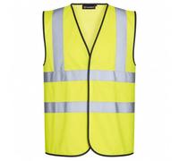 Blackrock Chaleco Reflectante Homologado Amarillo, Chaleco de Alta Visibilidad Para Hombre Para Verano, Chaleco Reflectante para Moto, Chalecos Reflectantes, Ropa de Trabajo Para Hombre