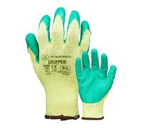 Blackrock Látex Gripper Guantes de Trabajo, Jardinería, Hombres y Mujeres, Heavy Duty, Resistente a las Espinas, Construcción, Palma Impermeable, Guantes Gruesos de Seguridad para Jardín, Bricolaje