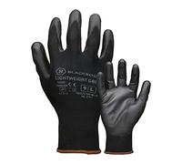 Blackrock PU Guantes de Trabajo, Hombre y Mujer, Jardinería, Pintores, EPI, Almacén, Para Agarre en el Trabajo, Guantes de Patio, Exterior, Recoger Basura - Talla 10/XL