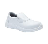 Blackrock Slip-On Safety Shoes, Mens Womens Steel Toe Cap, Chef & Nursing Orthopedic Non-Slip Work Shoes, Hygiene Catering Kitchen Anti-Slip Utility Footwear
