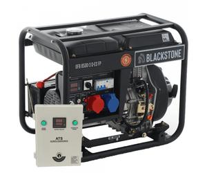 BlackStone OFB 8500-3 D-ES FP - Generador de corriente doésel con AVR 6.4 kW - Continua 5.6 kW Full-Power + ATS Monofásica