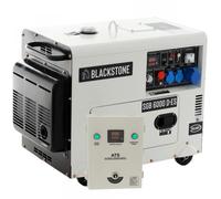Blackstone SGB 6000 D-ES - Generador de corriente diésel silencioso con AVR 5.3 kW - Continua 5 kW Monofásico + ATS