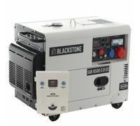 Blackstone SGB 8500-3 D-ES - Generador de corriente diésel silencioso con AVR 6.3 kW - Continua 6 kW Trifásica + ATS