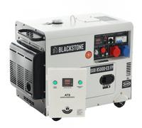 BlackStone SGB 8500 D-ES FP - Generador de corriente con ruedas silencioso diésel con AVR 6.3 kW - Continua 6 kW Full-Power + ATS monofásico