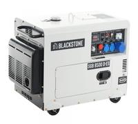 Blackstone SGB 8500 D-ES - Generador de corriente diésel silencioso con AVR 6.3 kW - Continua 6 kW Monofásica